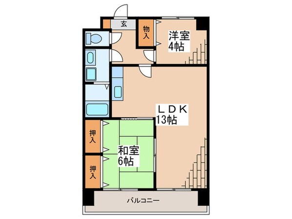 サンエイト相生の物件間取画像